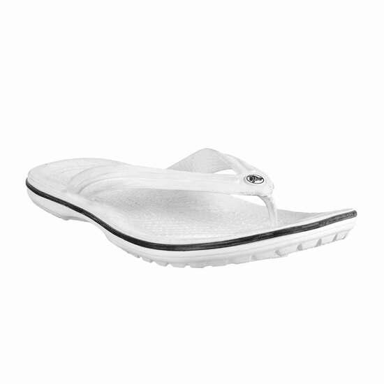 Crocs White Casual Slippers