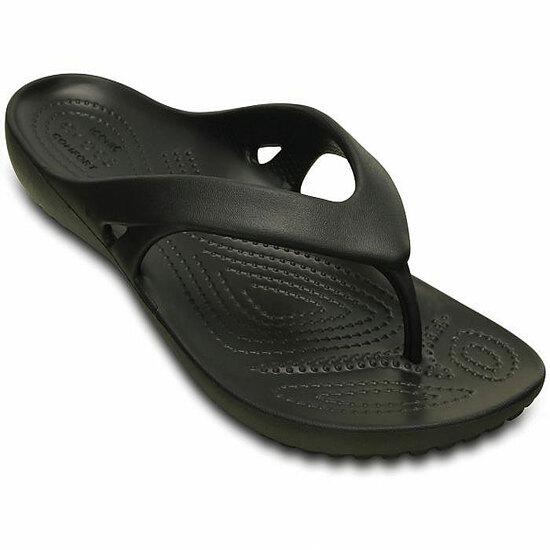 Crocs Black Casual Slippers