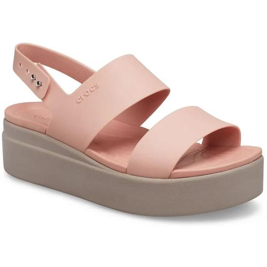 Crocs White-Pink Casual Sandals