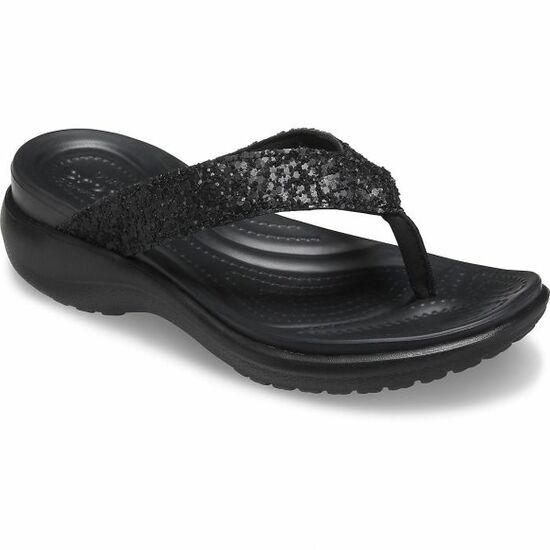 Crocs Black Casual Slippers