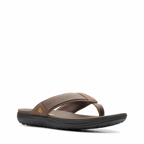 Clarks Brown Casual Slippers