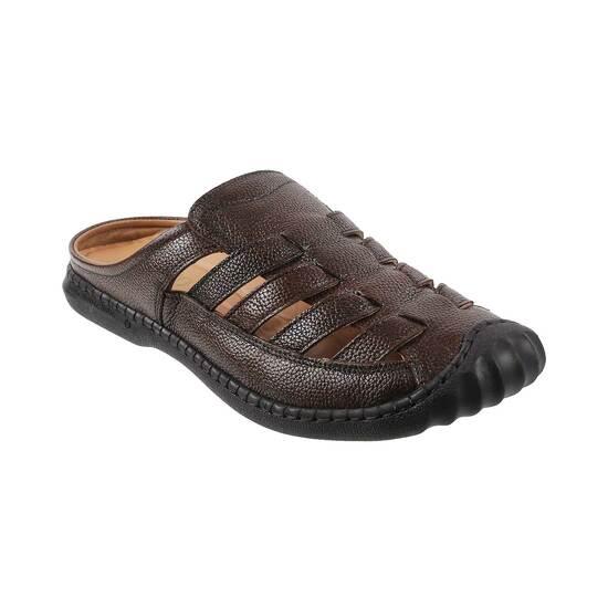 Metro Brown Casual Slip Ons