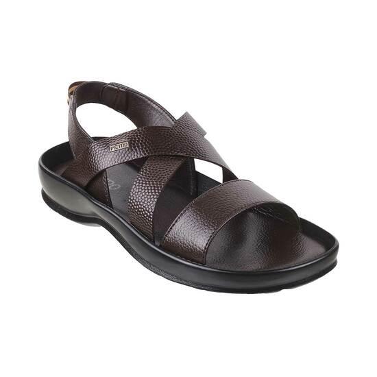 Metro Brown Casual Sandals