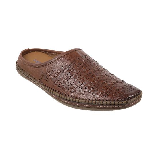 Metro Brown Casual Slip Ons