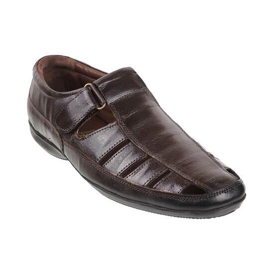 Metro Brown Casual Sandals