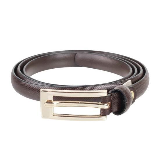 Metro Brown Womens Belts Pin Buckle