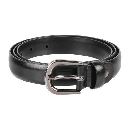 Metro Black Womens Belts Pin Buckle