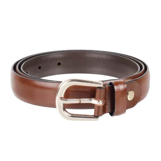 Metro Brown Womens Belts Pin Buckle