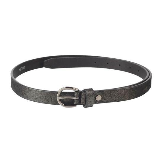 Metro Black Womens Belts Pin Buckle