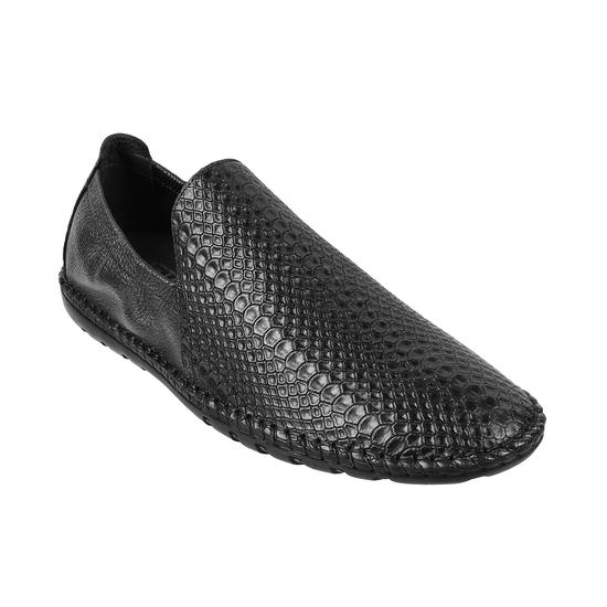 Metro Black Casual Loafers