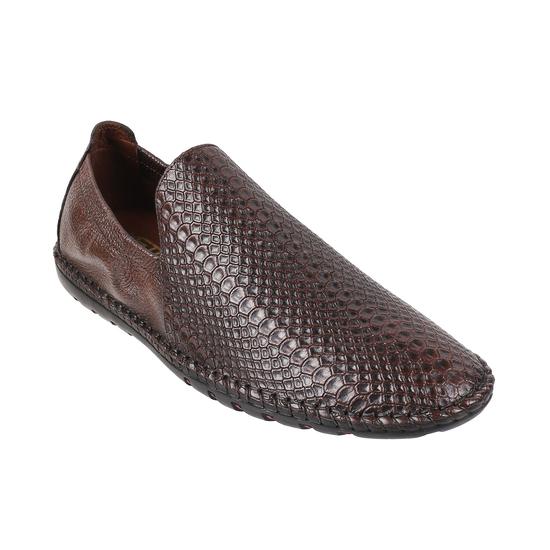 Metro Brown Casual Loafers