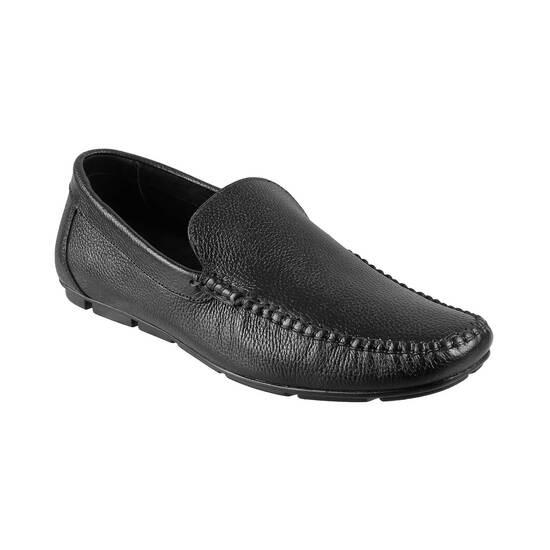 Metro Black Casual Loafers