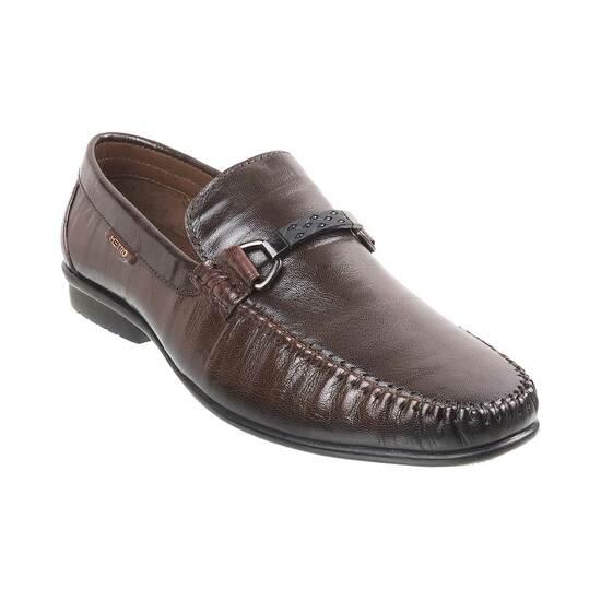 Metro Mocha-Brown Casual Loafers