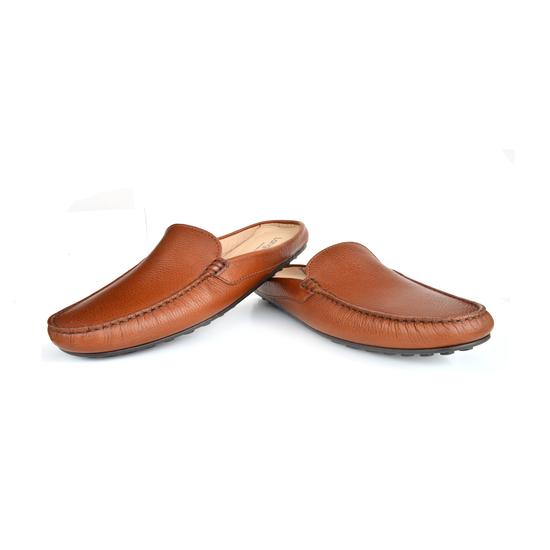 Language Tan Casual Slip Ons