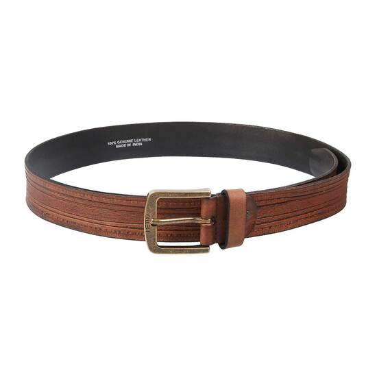 Metro Tan Mens Belts Pin Buckle