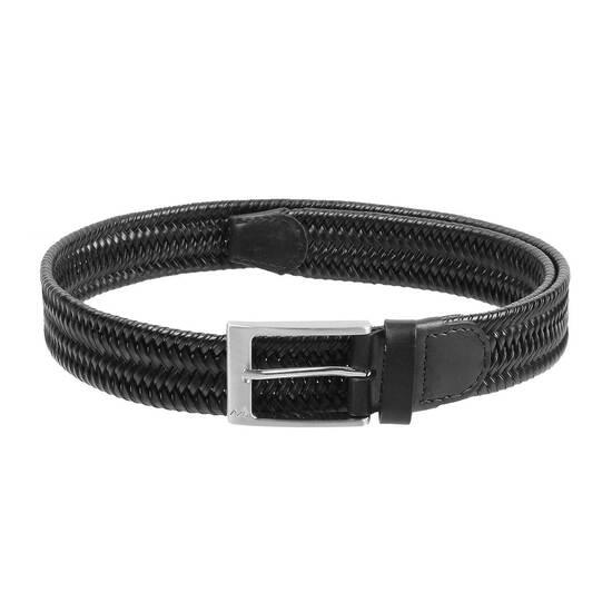 Metro Black Mens Belts Pin Buckle