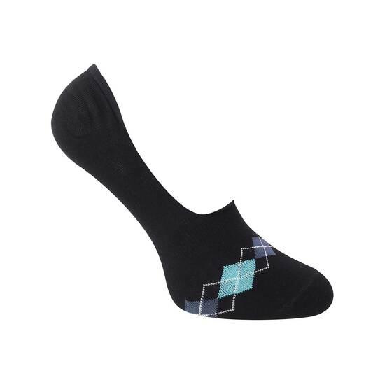 Metro Black Mens Socks Ankle Length