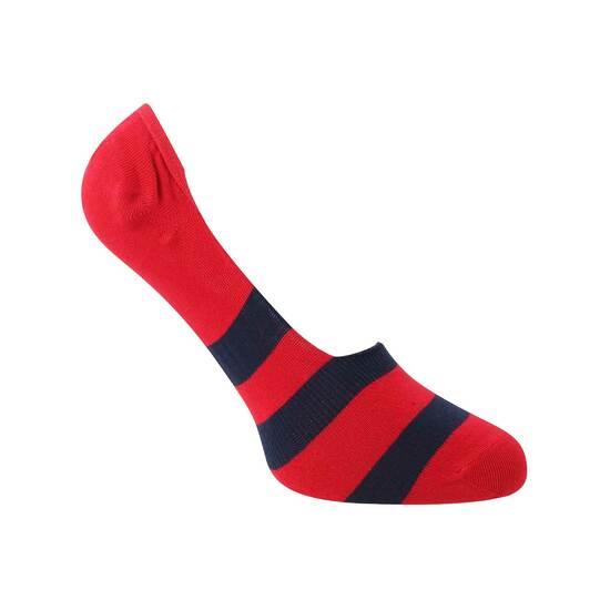 Metro Red Mens Socks Ankle Length