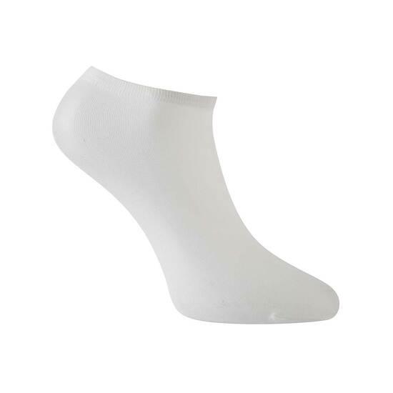 Metro White Mens Socks Ankle Length