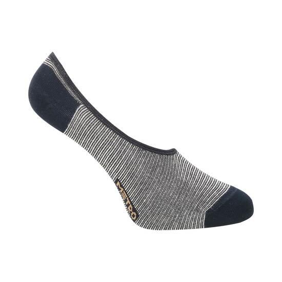 Metro Black Mens Socks Loafer socks