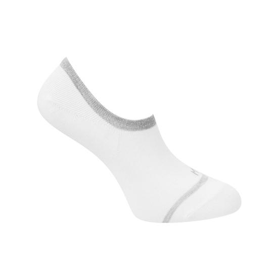 Metro White Mens Socks Loafer socks