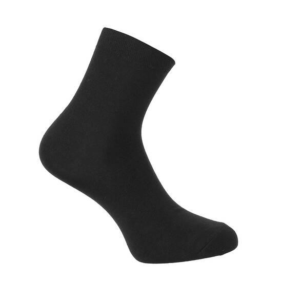 Metro Black Mens Socks Half Length