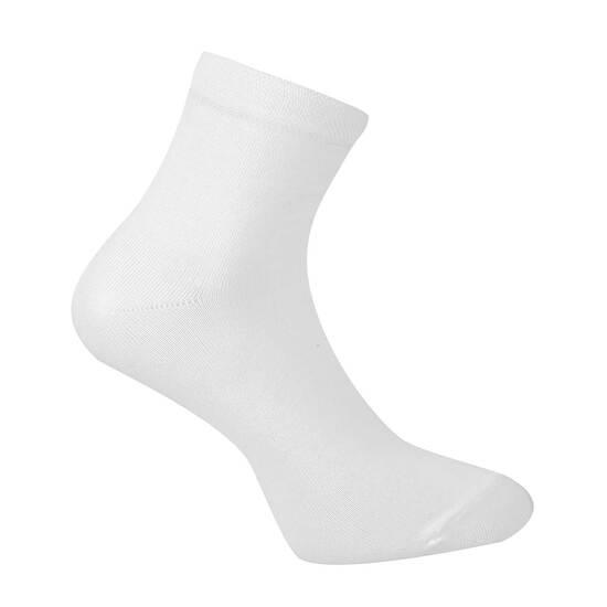 Metro White Mens Socks Half Length