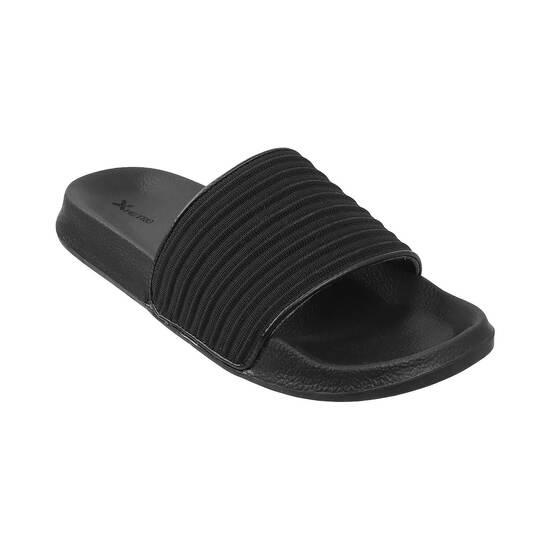 Metro Black Casual Slip Ons