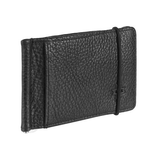 Metro Black Mens Wallets Money Clip Wallet