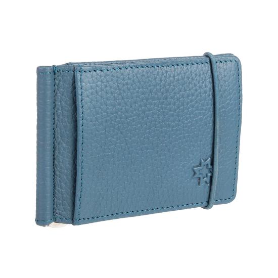 Metro Blue Mens Wallets Money Clip Wallet