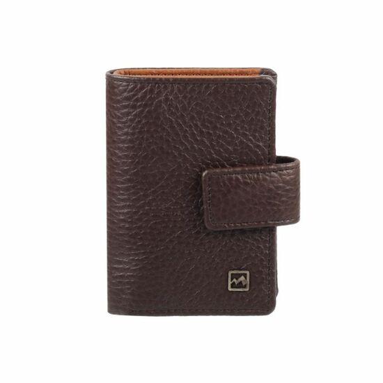 Metro Brown Mens Wallets Passport Holder