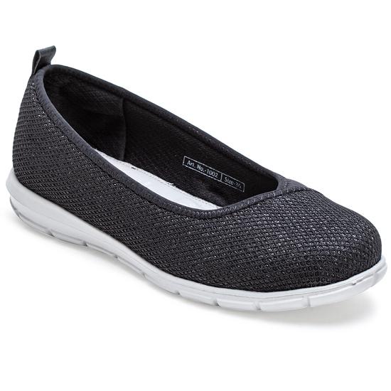 Von Wellx Black-Multi Casual Ballerinas