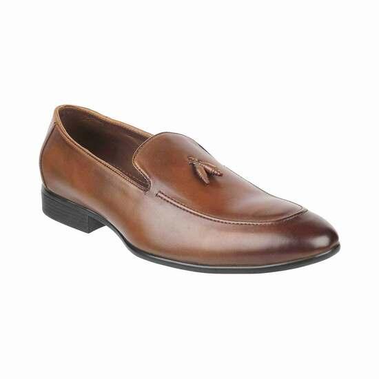 Egoss Tan Formal Moccasin