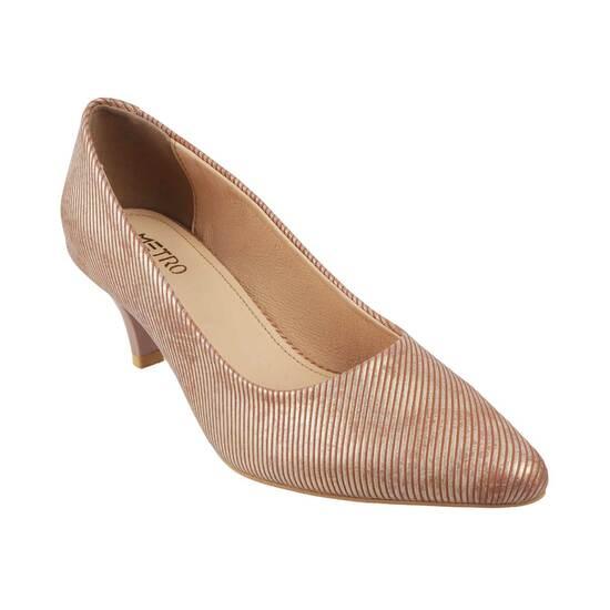 Metro Antique-Gold Formal Pumps