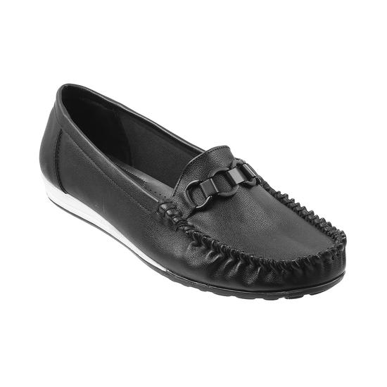 Metro Black Casual Loafers