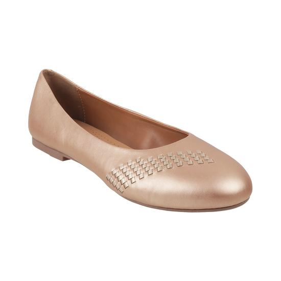 Metro Rose-Gold Casual Ballerinas