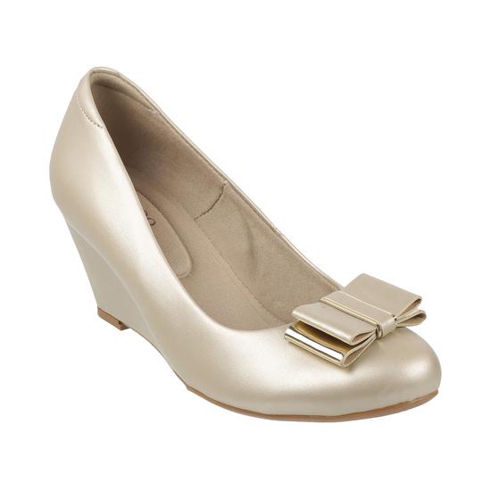 Metro Gold Formal Pumps