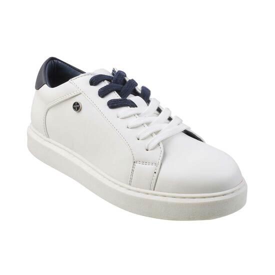 Metro White Casual Sneakers