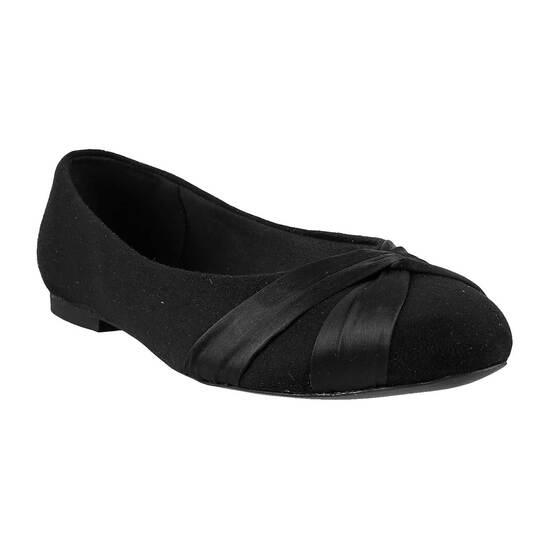 Metro Black Casual Ballerinas