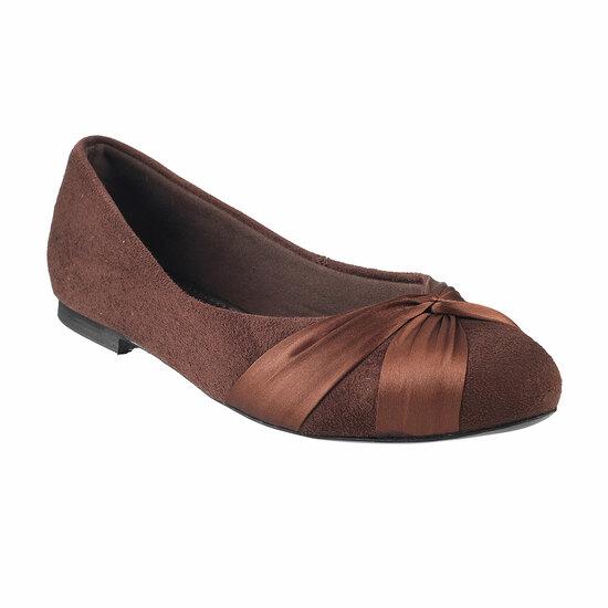 Metro Brown Casual Ballerinas