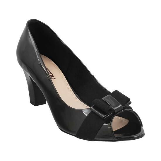 Metro Black Formal Peep Toes