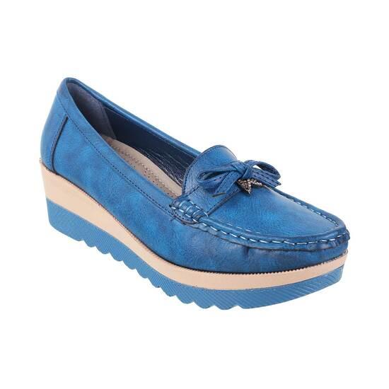 Metro Navy-Blue Casual Loafers