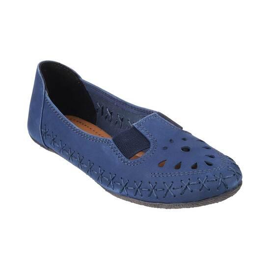 Metro Navy-Blue Casual Ballerinas