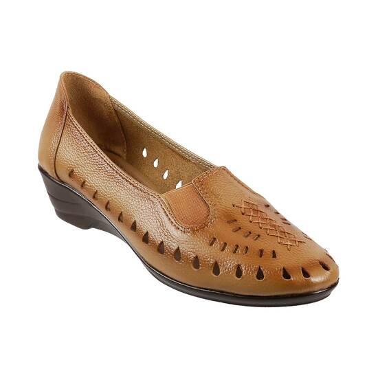 Metro Beige Ethnic Ballerinas