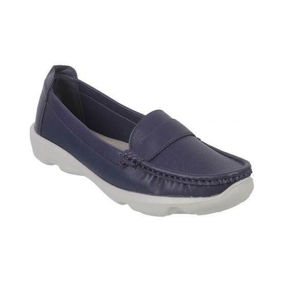 Metro Navy-Blue Casual Loafers