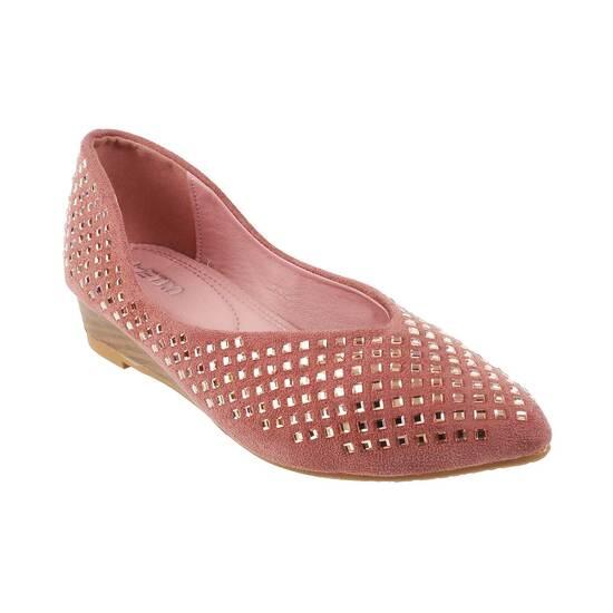 Metro Pink Casual Ballerinas