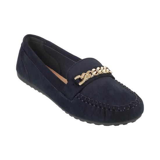 Metro Navy-Blue Casual Loafers