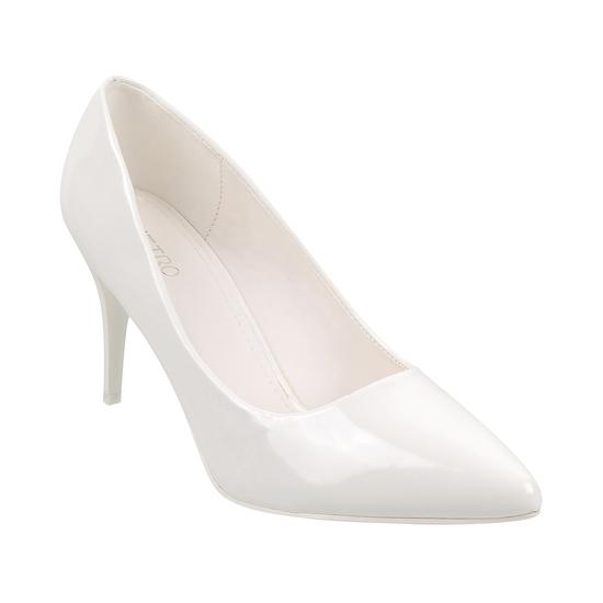 Metro White Party Pumps