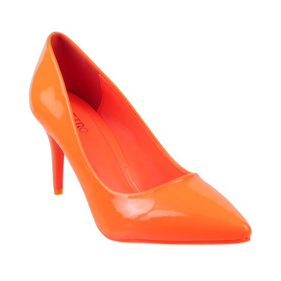 Metro Orange Party Pumps