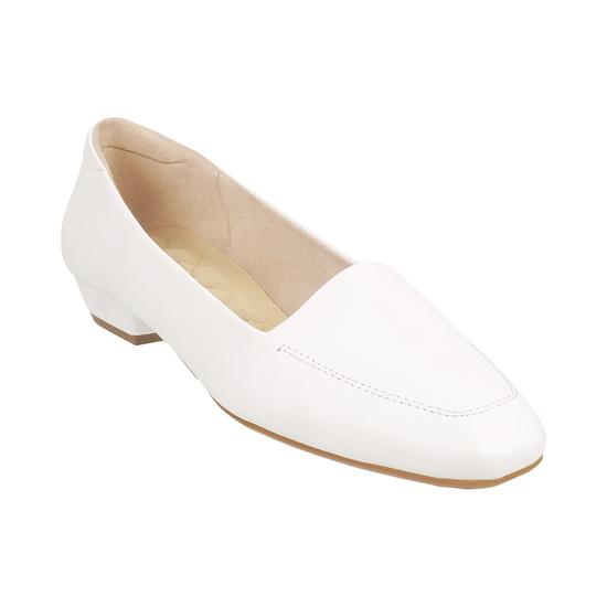 Metro White Formal Pumps